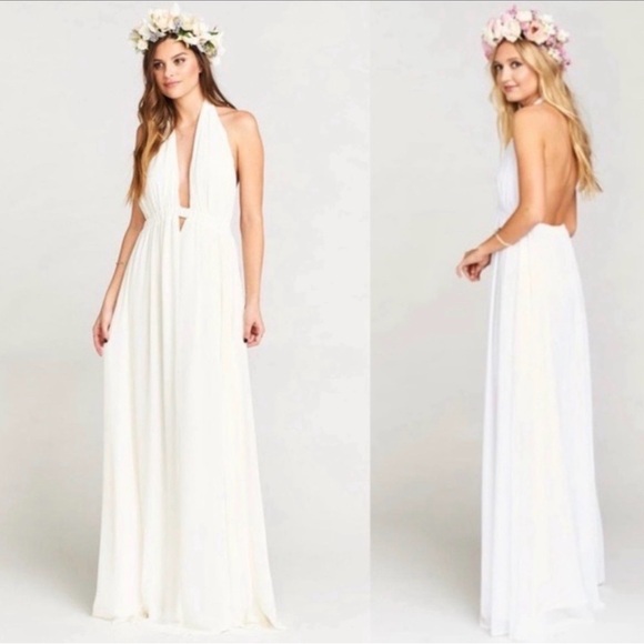 Show Me Your MuMu Dresses & Skirts - Show Me Your MuMu Luna Halter Dress XS
